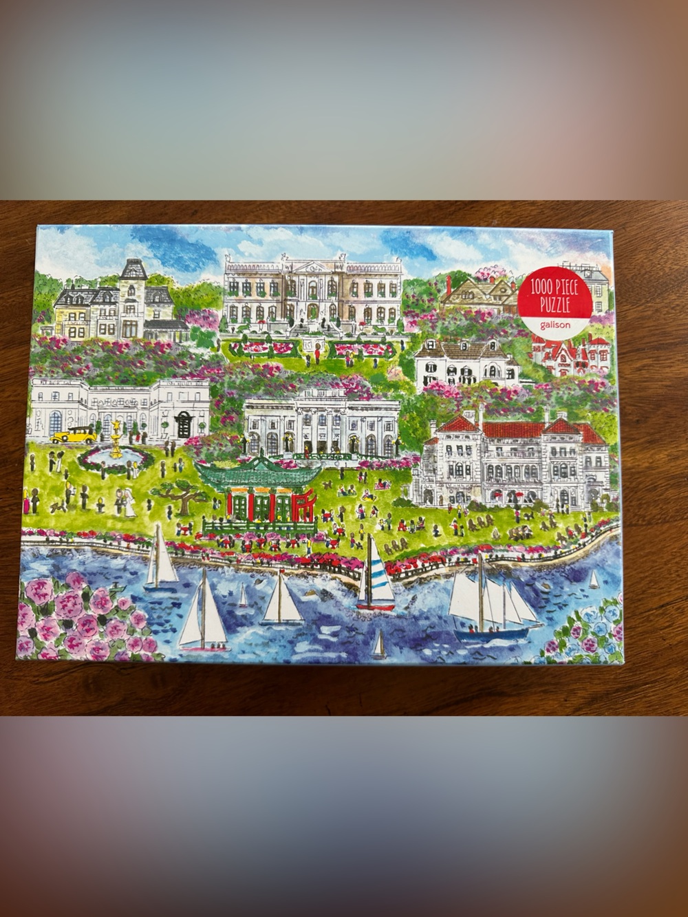 Michael Storrings 1000-Piece Scenic Newport Mansions Puzzle